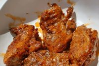 Crispy Lemon Pepper Vegetarian Wings with Oyster Mushrooms