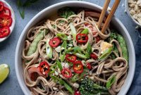 Vegan Creamy Peanut Noodles Recipe for Quick Dinner