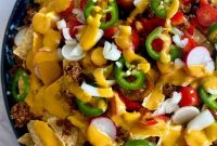 Crunchy Vegan Nachos with Spicy Cashew Cheese