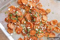 Honey-Roasted Sweet Potato Rounds with Maple Glaze