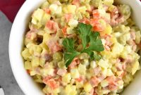 Olivier (Ukrainian Potato Salad) Recipe — Classic Olivye Salad