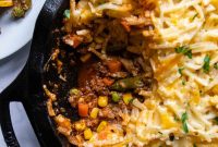 Quick Shepherd’s Pie Made with Crispy Hash Browns
