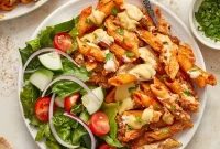 Dairy-Free Baked Ziti with Creamy Cashew Sauce