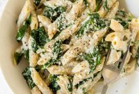 Creamy Spinach and Ricotta Pasta Recipe