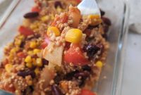 Mexican Red Bean and Quinoa Casserole for Meal Prep