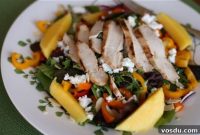 Mango Grilled Chicken Salad for Summer BBQs