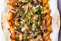 Loaded Philly Cheesesteak Fries: Steak, Cheese & Onions