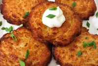 Air Fryer Trader Joe’s Frozen Latkes (Crispy Potato Pancakes)