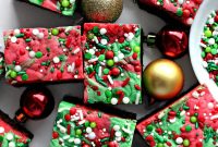 White Chocolate Peppermint Christmas Brownies Recipe