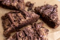 Gluten-Free Eggless Triple Chocolate Scones Recipe