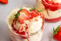 Decadent Homemade Strawberry Sundae Recipe