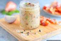 Savory Warm Bacon Vinaigrette for Salads and Vegetables