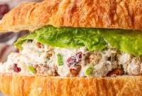 Cranberry Chicken Salad with Toasted Pecans and Citrus Vinaigrette