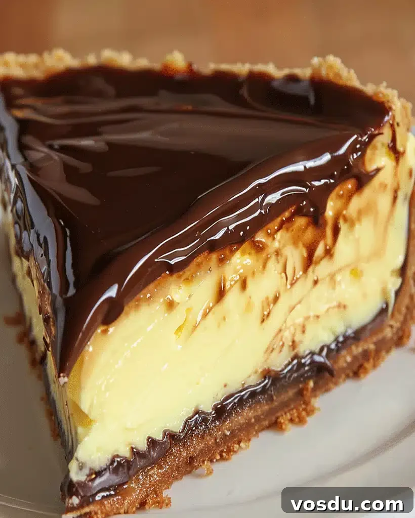 Boston Cream Pie Cheesecake