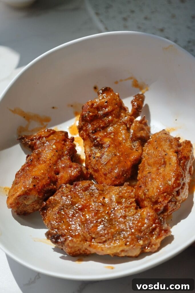Crispy Lemon Pepper Vegetarian Wings with Oyster Mushrooms 7 featured image