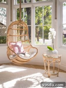9 Stylish Hanging Rattan Chairs You’ll Love 9 hanging rattan chair