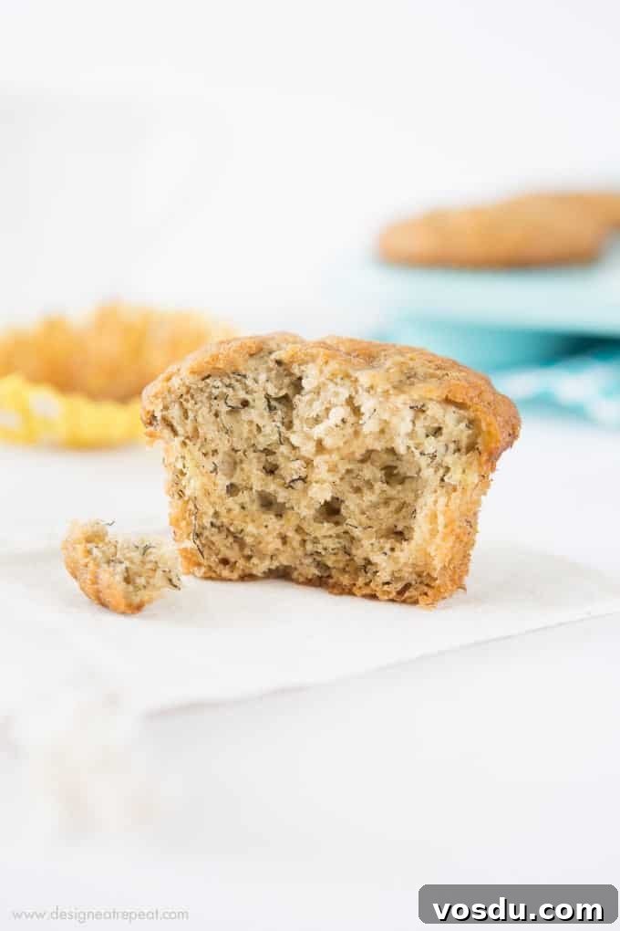 Moist Banana Muffins with Chocolate Chips in 30 Minutes 3 These easy banana muffins are quick to throw together, full of flavor, and perfect for a last minute weekend breakfast!