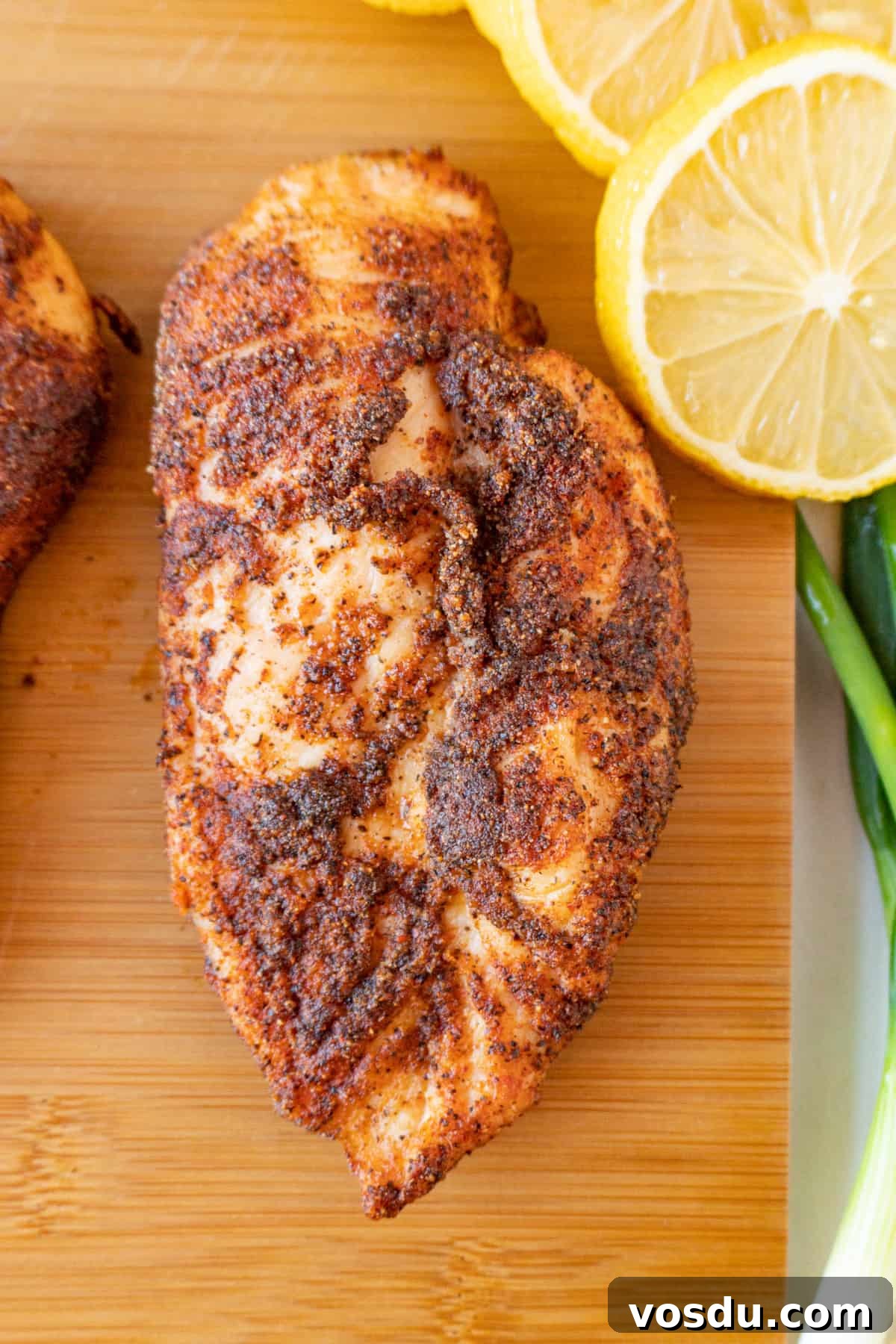 Juicy Smoked Chicken Breast Recipe for Tender, Flavorful Results 2 close up of smoked chicken breast