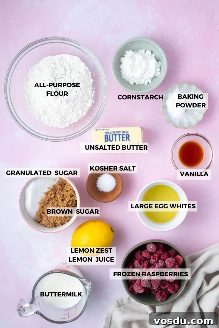 Lemon Raspberry Cupcakes Made from Scratch: Bright Citrus Dessert 3 ingredients for lemon raspberry cupcakes