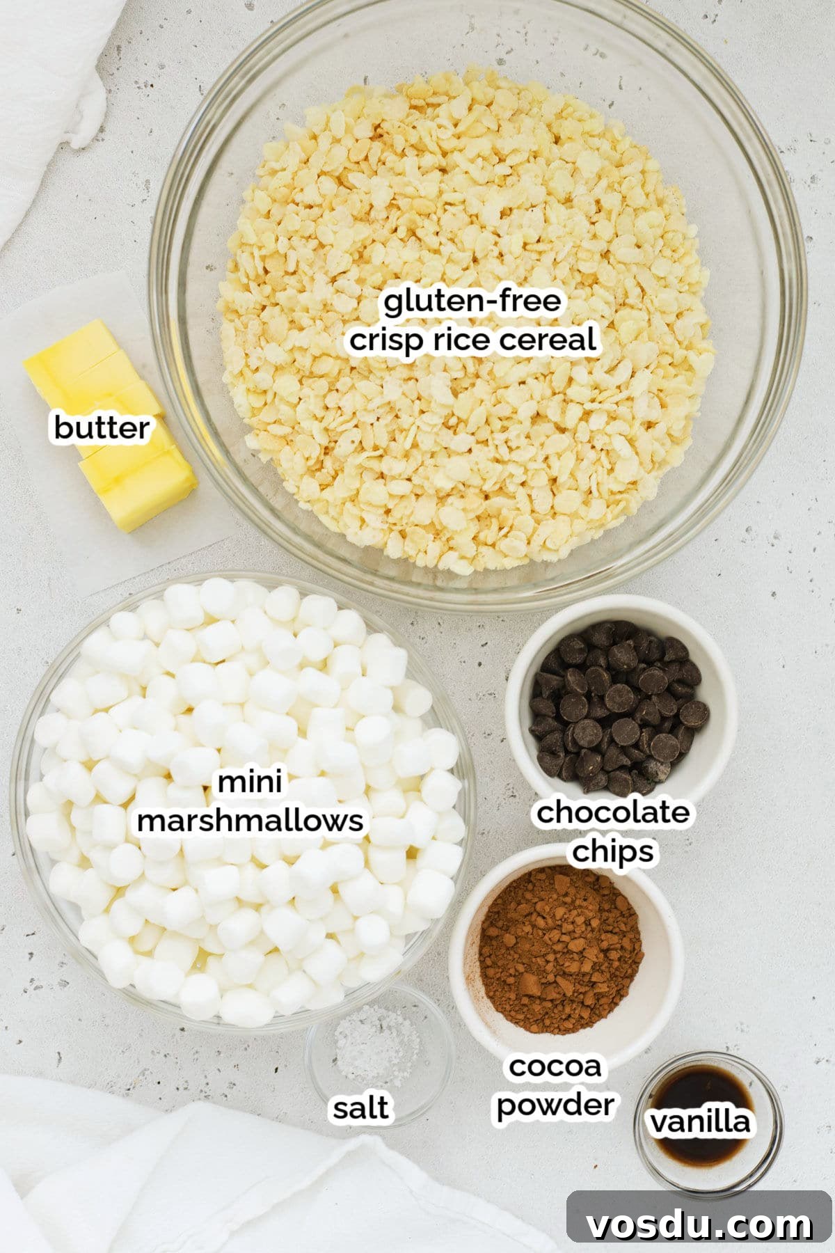Chocolate Rice Krispie Treats Recipe for Crispy, Chocolatey Squares 4 ingredients for gluten-free chocolate rice krispie treats