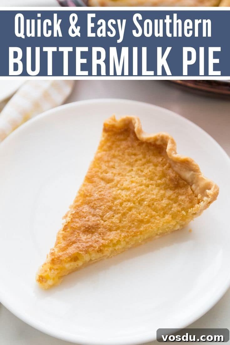 Southern Buttermilk Pie Recipe — Quick, Classic Dessert 2 slice of buttermilk pie on a white plate