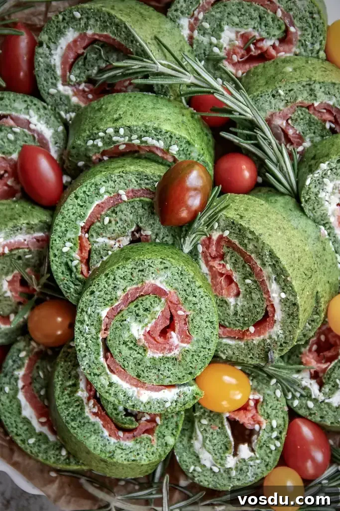 Smoked Salmon and Spinach Rolls Recipe for Entertaining 5 Smoked Salmon Spinach Rolls