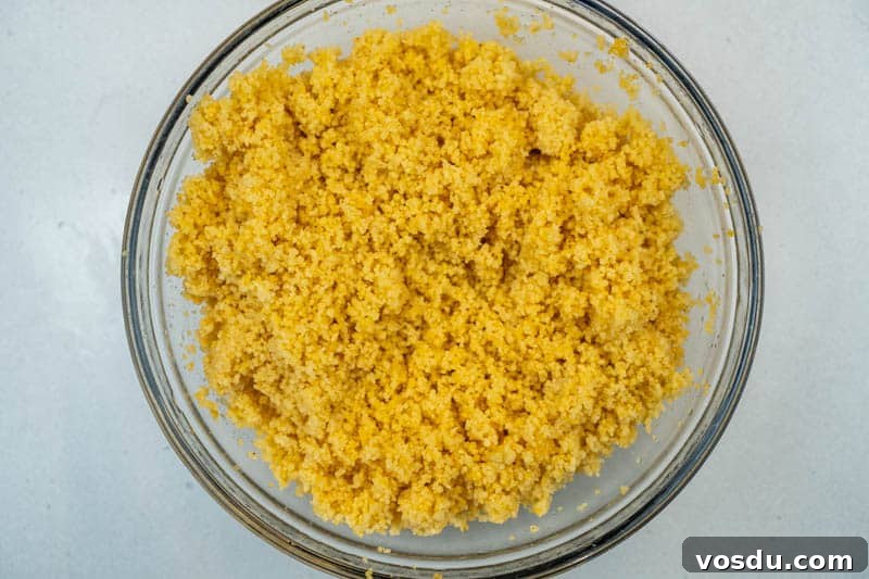 Sicilian Couscous alla Trapanese: Authentic Trapani Recipe 6 Making the couscous