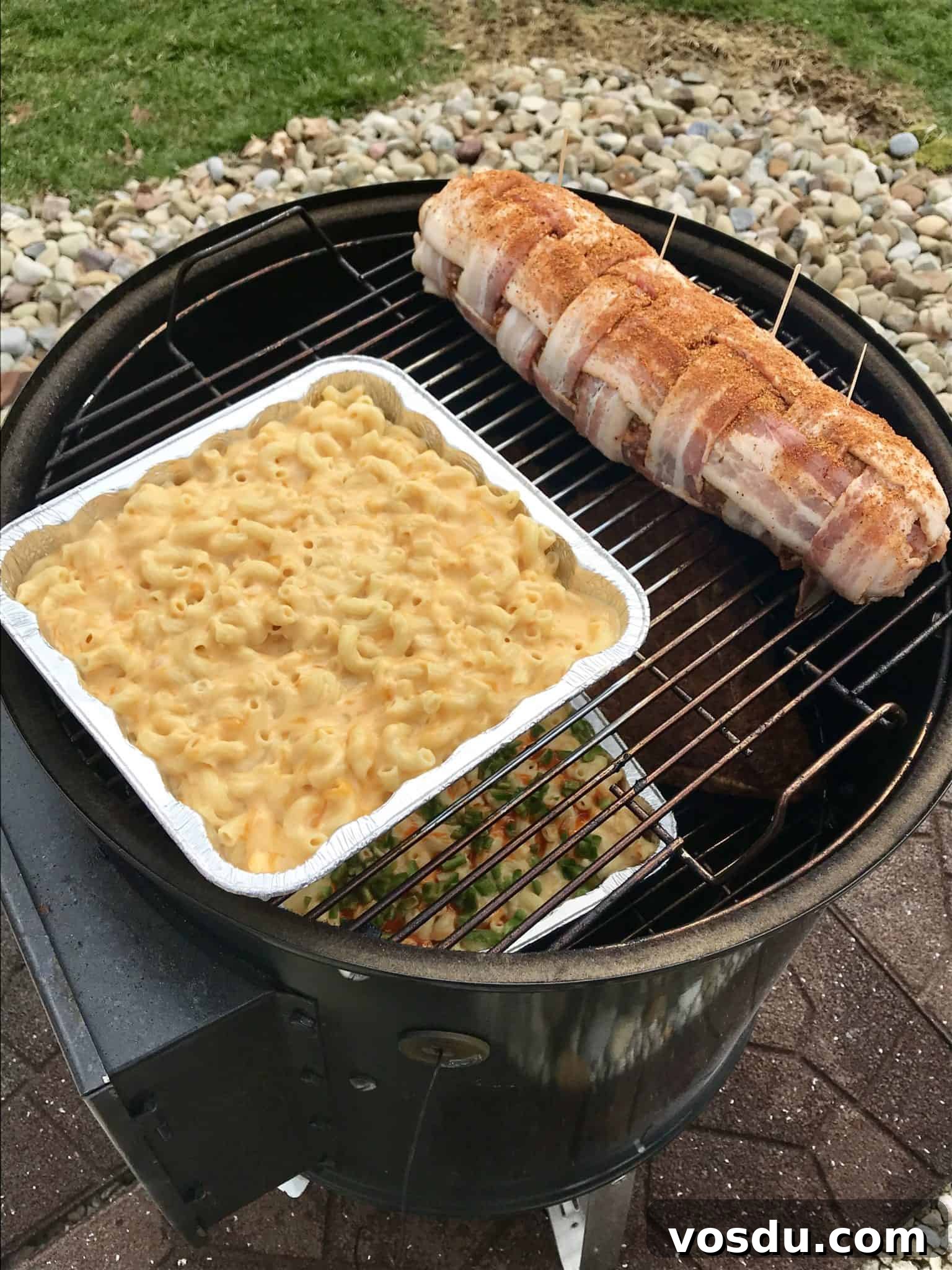 Smoked Macaroni and Cheese Recipe – Creamy, Smoky Comfort Food 7 smoked Mac and cheese on Weber Grill