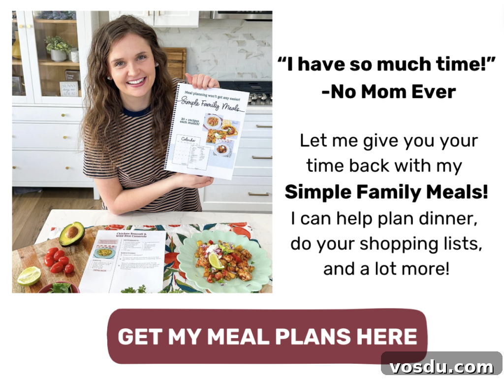 simple family meal plan