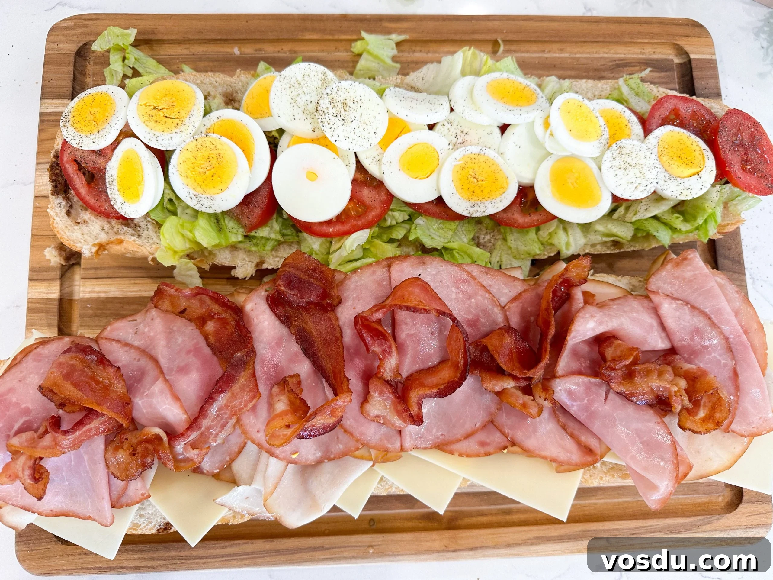 Italian cobb salad sub