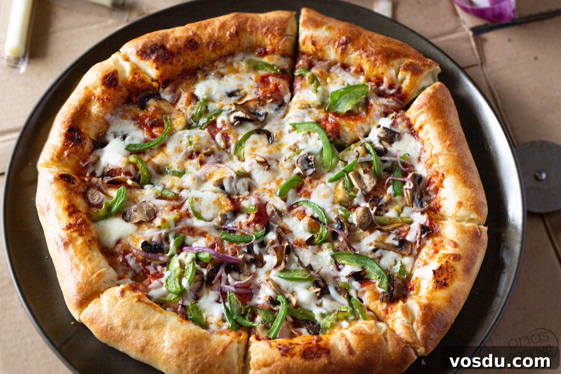 stuffed crust pizza recipe