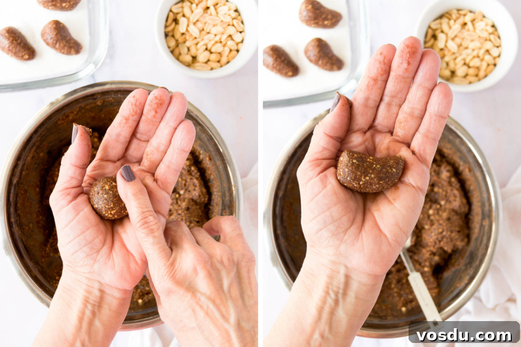 How to Make Authentic Brazilian Cajuzinho: Classic Recipe Guide 6 hands shaping Cajuzinho into a cashew shape