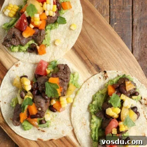 Gluten and Dairy Free Sante Fe Steak Tacos