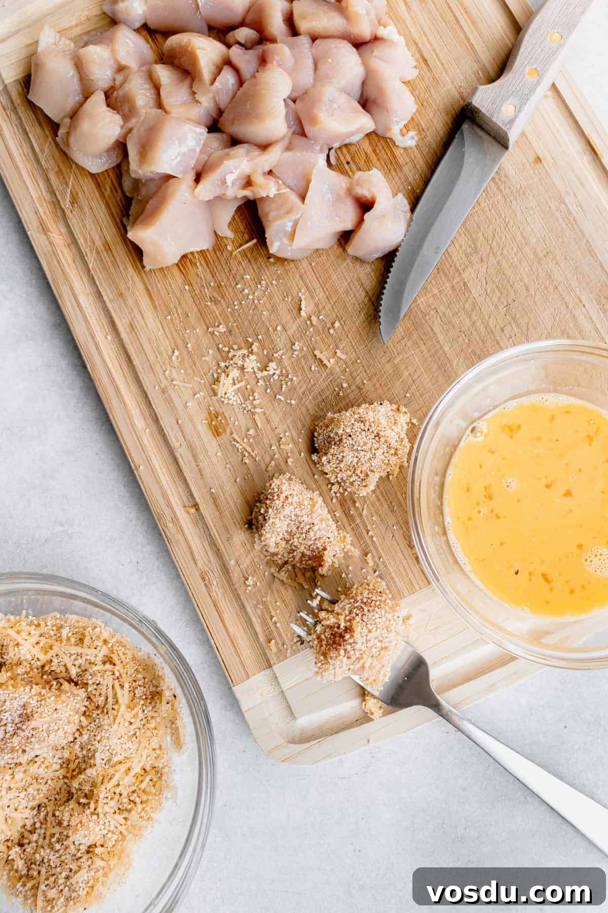 chicken nugget ingredients.