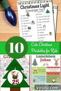 10 Charming Christmas Printables for Kids to Make and Share 2 10 Cute Christmas Printables for Kids
