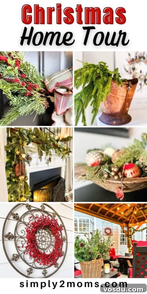 Country Chic Christmas Home Tour That Inspires Holiday Decorating 30 Christmas home tour pin