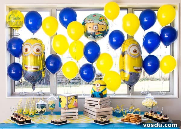 Mischievous Minion Birthday Party by My Cake Kitchen