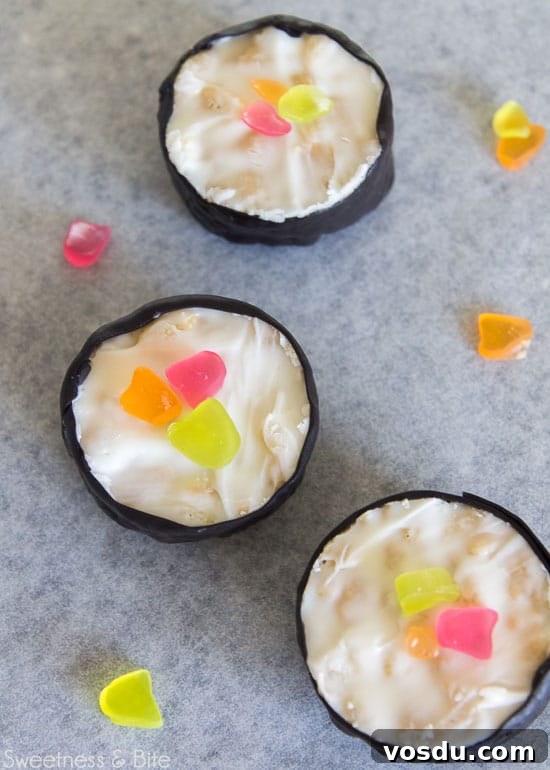 Sweet Sushi - adding fillings