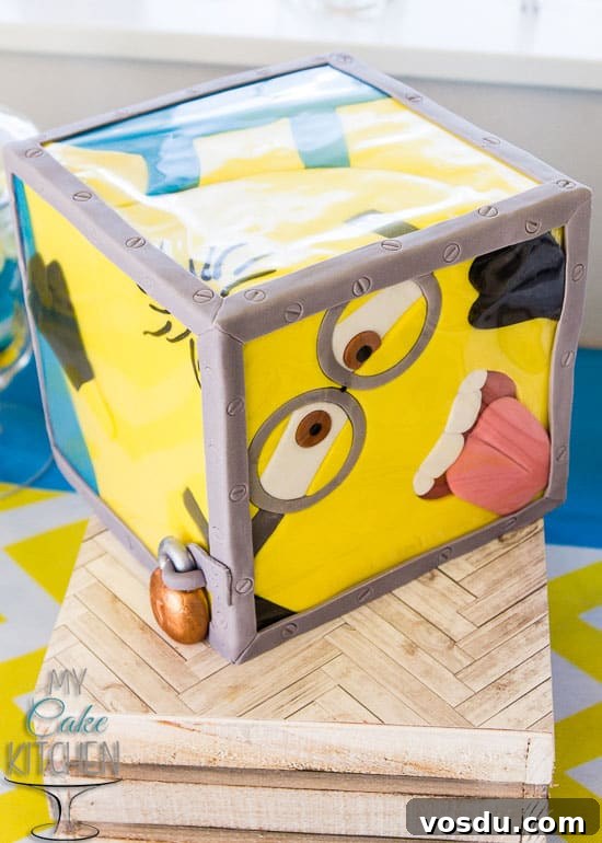 Minion-In-A-Box Cake by My Cake Kitchen