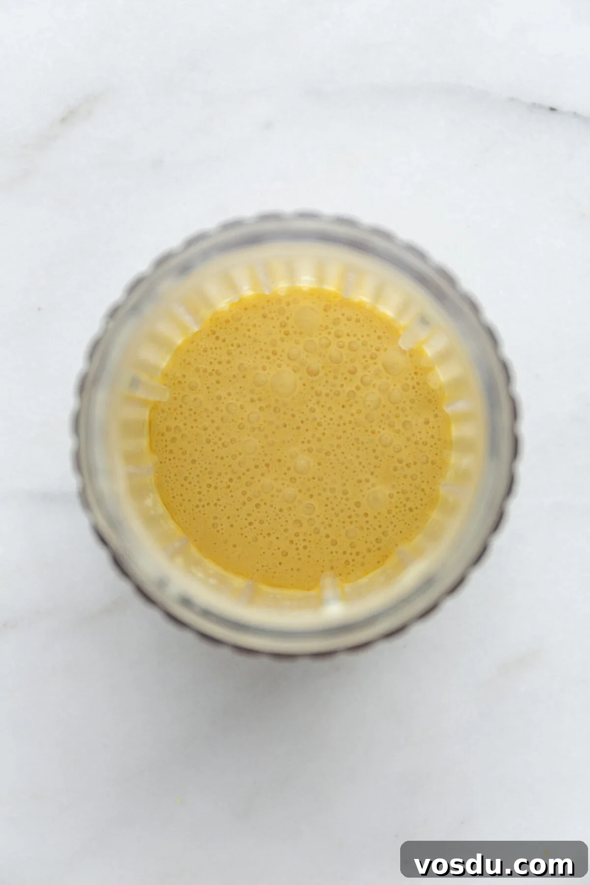Creamy Lemon Chia Pudding Recipe for Bright Morning Meals 5 blended cottage cheese, coconut milk, lemon zest and lemon in a blender container.