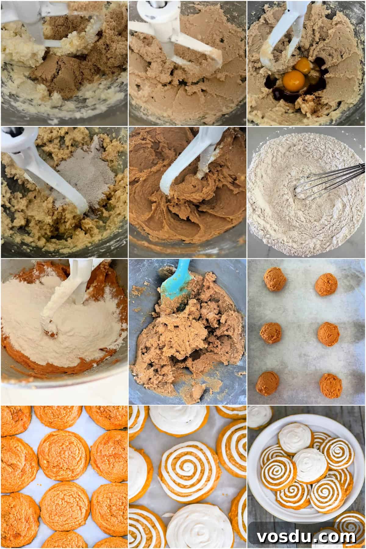 Pumpkin Roll Pudding Cookies Recipe for Moist Fall Treats 5 pumpkin roll cookies