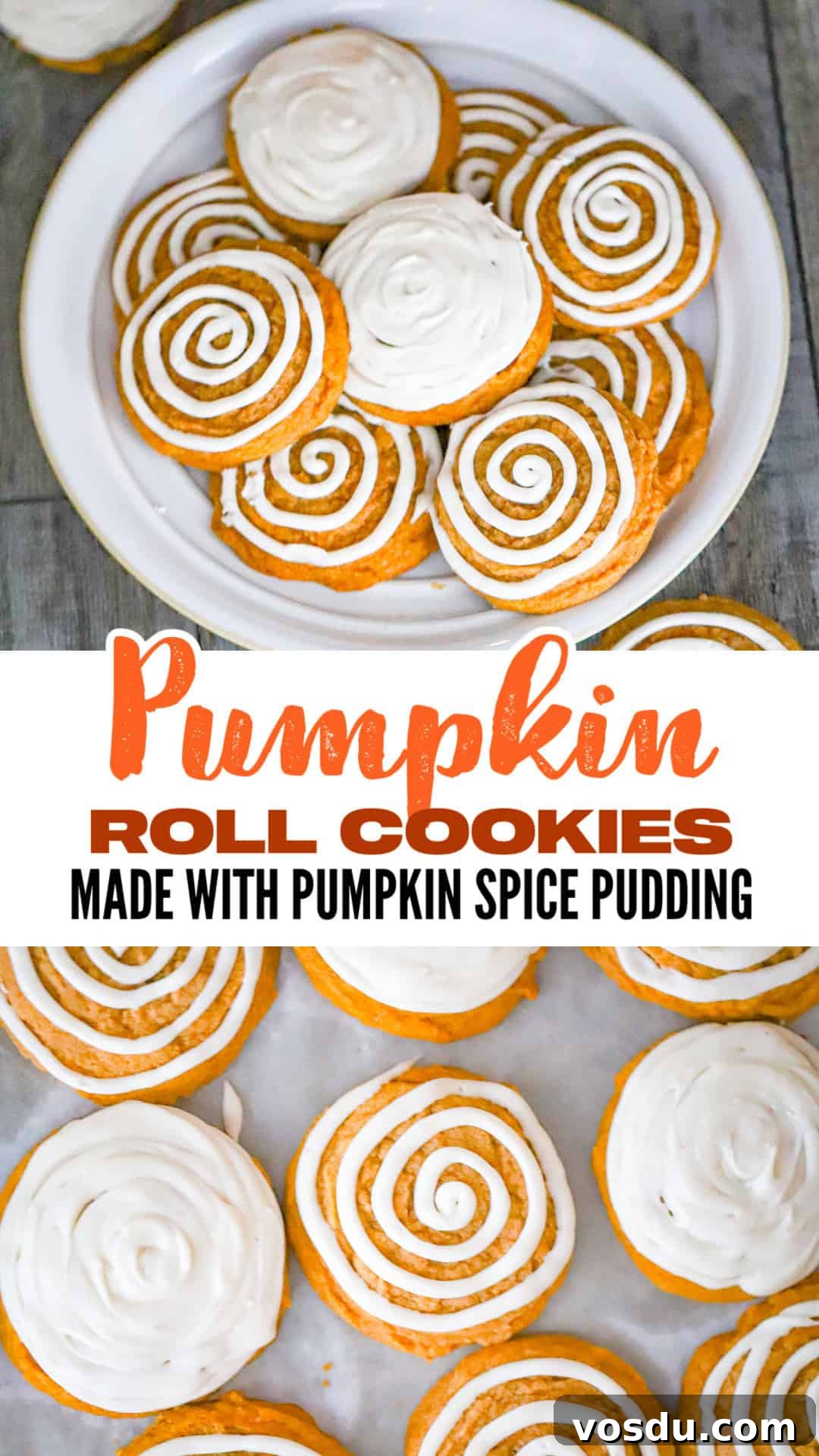 Pumpkin Roll Pudding Cookies Recipe for Moist Fall Treats 7 Pumpkin Roll Cookies