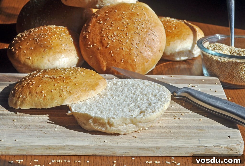 Homemade Burger & Hot Dog Buns: Soft, Fluffy Recipes for Sandwiches 5 Homemade Hamburger and Hot Dog Buns