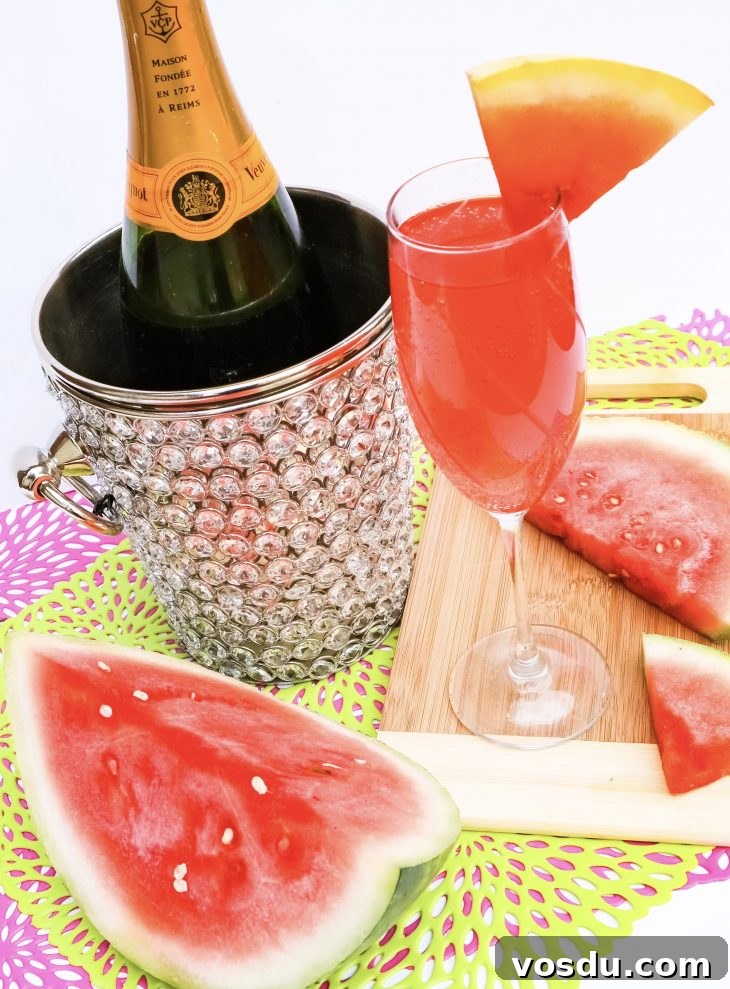 Watermelon Mimosas
