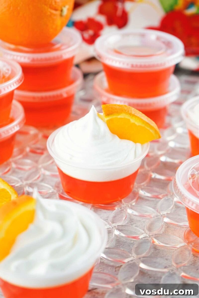 Mimosa Jello Shots