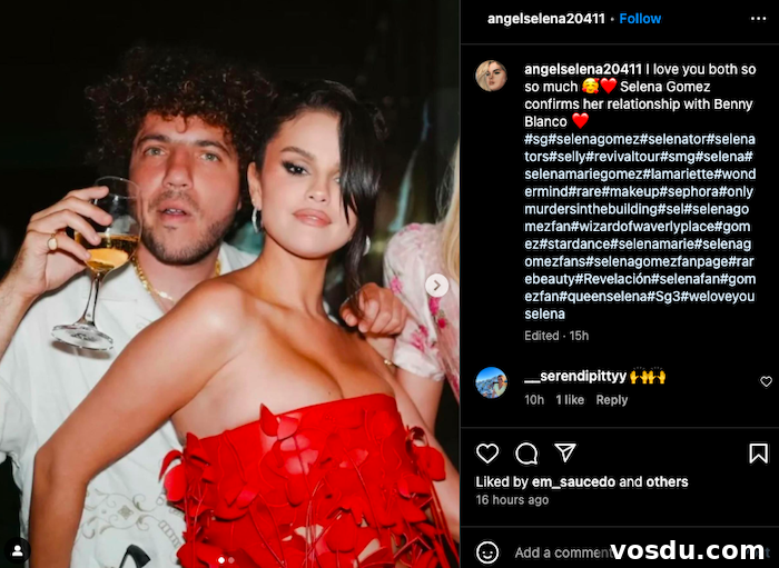 Selena Gomez Confirms She’s in a New Relationship 4 Screenshot of fan account post