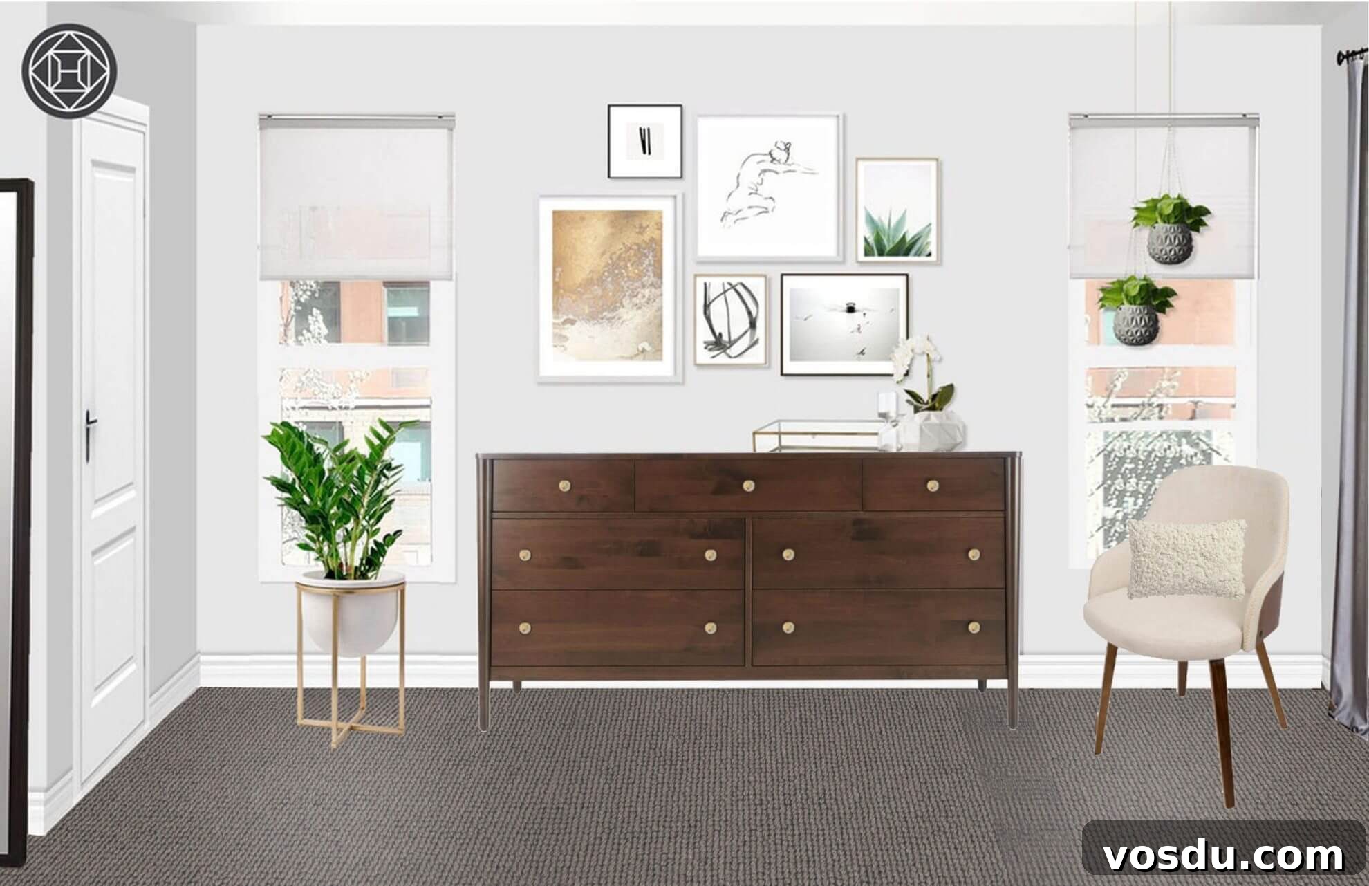 Modern Minimalist Bedroom Makeover with Havenly Design Ideas 7 My modern and minimalist bedroom design and decor. My interior design style is a blend of minimalism, mid-century modern, Scandinavian and SoCal vibes.