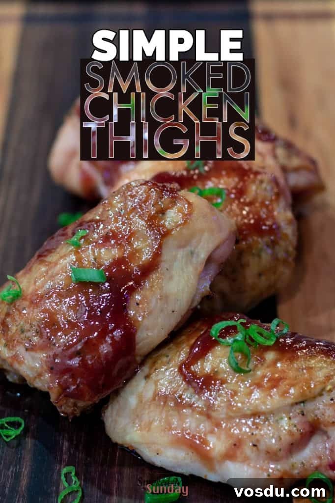Brined and Smoked Chicken Thighs Recipe for Juicy, Flavorful Results 2 Recipe for Simple Smoked Chicken Thighs and a simple chicken thigh brine. Easy Chicken Thighs are delicious! Smoked on a Traeger. Pellet grill recipes Traeger Recipes