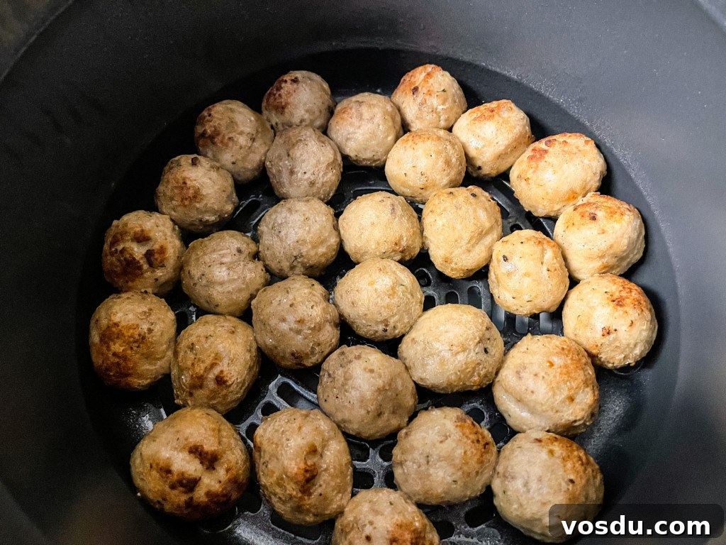 Crispy Air Fryer Frozen Meatballs in 15 Minutes 4 air fryer frozen meatballs