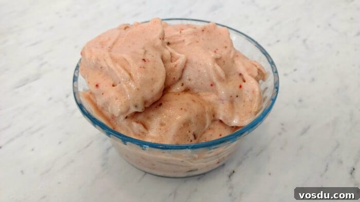 4-Ingredient Strawberry Ice Cream Recipe – Creamy & Fresh 5 Plain strawberry ice cream